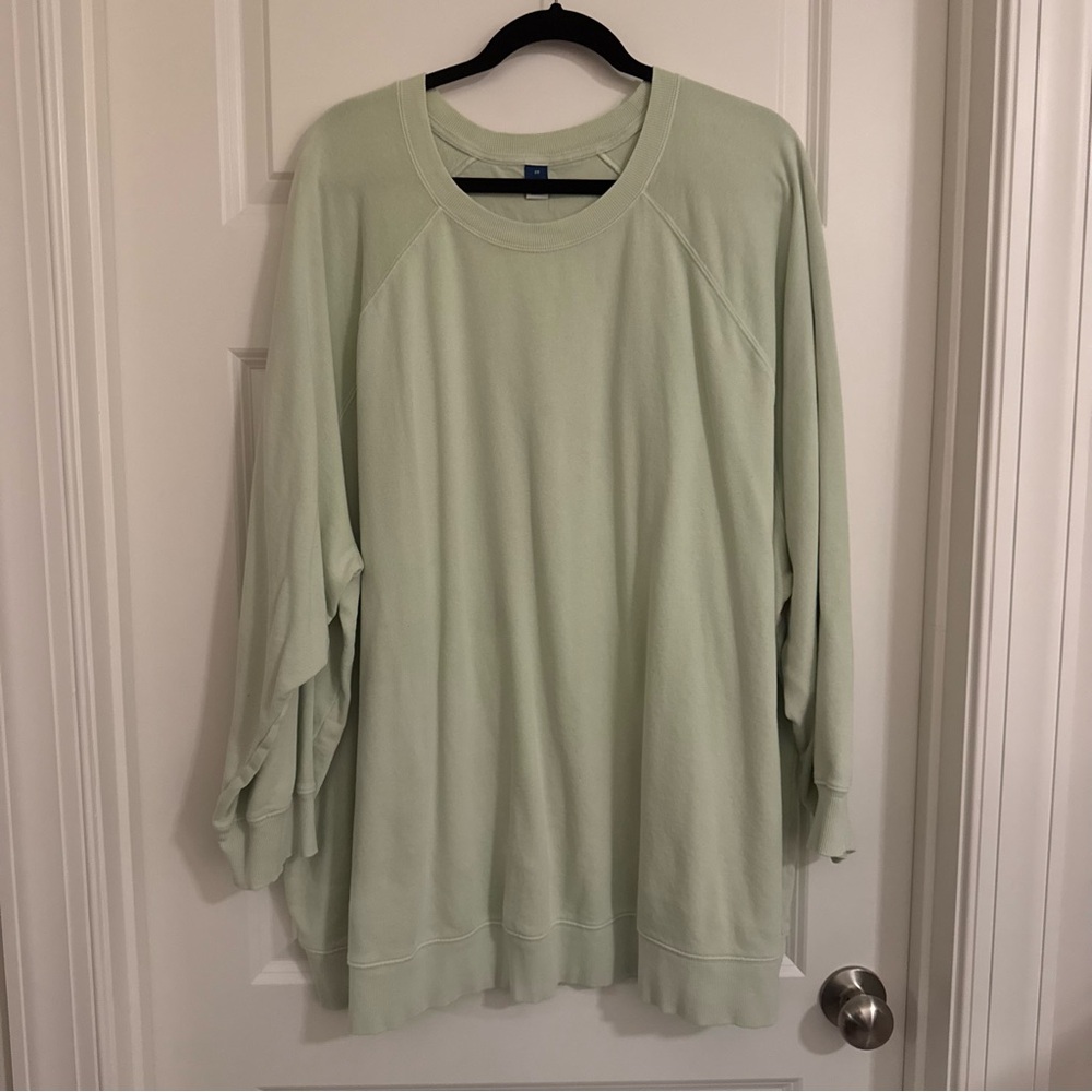 Old Navy Green Women's Crew Neck Sweatshirt